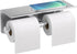 BryXvis No More Phone Drops, Family Friendly Rounded Corners,Toilet Paper Holder with Shelf,Double