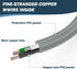 6Ft 3 Prong Power Cord Kit for RadonAway Radon Fans, 18 Gauge Power Cord for Small Power Tools