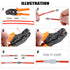 Glarks 315Pcs Quick Splice Male and Female Wire Spade Connector Assortment Kit with Insulating Sleeve