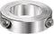 HARFINGTON Shaft Collar for 1-5/8" Rod, 2-5/8" OD, 11/16" Width, 304 Stainless Steel Double Split Axle Clamp-On Collar