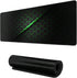 XL Large Abstract Green and Black Futuristic Gaming Mouse Pad, 31.5 x 11.8 Inch Extended Desk Mat for PC Laptop