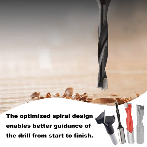 Utoolmart Brad Point Drill Bits for Wood, 13mm x 70mm HSS Stubby Drill Bit with 10mm Shank, 1pcs