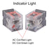 TWTADE/DC 12V Relay 5A Electromagnetic Power Coil Relay, 14 Pins with Indicator Light & Socket Base