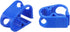 PATIKIL 5Pcs Plastic Tube Tubing Clamps, Adjustable 1/4" - 1/2" Tube OD Hose Clamp Clip for Laboratory Pinch Valve, Blue