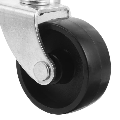Generic 2pcs 1.5-inch Silent Mini Furniture Casters for Utility Cart and Coffee Table Rubber Stem Wheels Compatible
