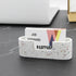 PARTSPOWER Business Card Holder for Desktop, Cement Horizontal Business Name Card Display Organizer, Desktop Accessory Business Name Card Organizer Business Gift