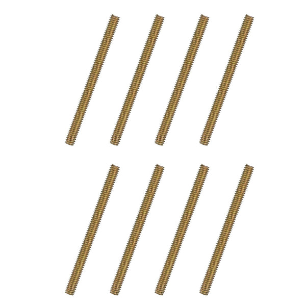 uxcell 8pcs Fully Threaded Rods 5/16x3-3/4", Carbon Steel Long Threaded Screws for Furniture and Railing Assembly.
