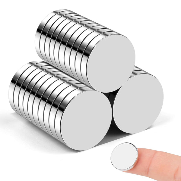 Small Strong Magnets, 30Pcs Round Neodymium Refrigerator Magnets for Crafts, Tiny Disc Magnets for Whiteboard