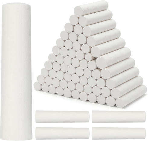 ForraFun 72 Pcs Large 4 x 1 Inch Railroad Chalk Tapered Temporary Marking