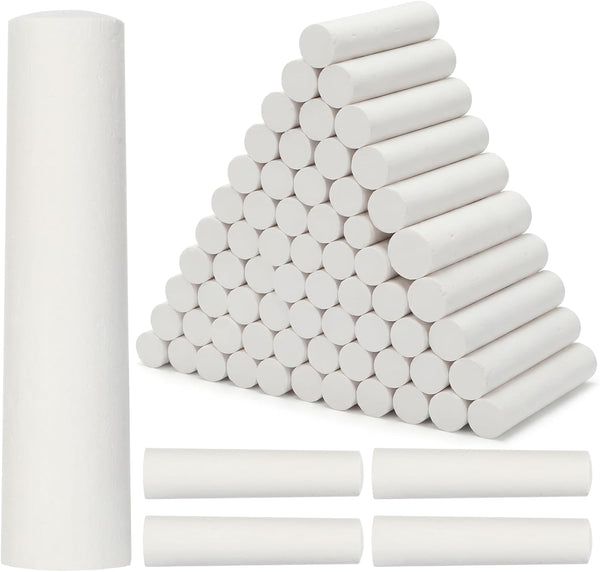 ForraFun 72 Pcs Large 4 x 1 Inch Railroad Chalk Tapered Temporary Marking