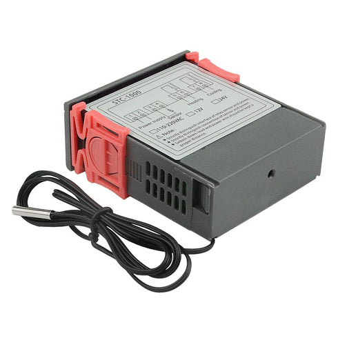 XINGYHENG STC-1000 DC 12V 10A Digital Display Temperature Controller, Thermostat with Relay Output and Sensors