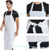 Nanxson TPU Waterproof Lightweight Industrial Work Apron, Adjustable Buckle Butcher Apron