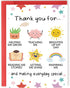 YiKaLus Cute Thank You Card for Teachers, Great Teacher Appreciation Gifts for Men
