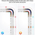 10MM 4PIN Wire,4pin JST,4-PIN 22AWG BTF-LIGHTING FCOB COB Connector Kit for PWM FCOB COB RGB LED Strip