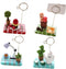 Plants Memo Clip Stand Unique Photo Holder for Messages Notes Decorative Desktop