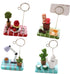 Plants Memo Clip Stand Unique Photo Holder for Messages Notes Decorative Desktop