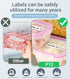 Phomemo P12 Label Maker Machine with Tape, Ribbon Printer Machine Small Bluetooth Label Makers with Multiple Templates