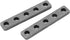 Mending Plates 2Pcs in 1 Bag: Threaded Plate, 5 Holes High Accuracy Rustproof M4 Thread for Robotics Field