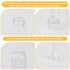 30ml Clear Glass Test Tubes with Screw Caps, Plastic Stoppers, 22 x 120mm, Leak-Proof, 6PCS