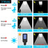 IP65 (B-72COB) Solar Street Lights Outdoor Waterproof, Solar Powered Street Lights Dusk to Dawn with Motion Sensor, LED