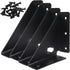 BokWin 4 Pack Metal Triangle Corner Shelf BracketsCorner Brace Brackets 85mm x 85mm