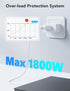 Govee Smart Plug with Energy Monitoring, WiFi Bluetooth Plug for Alexa and Google Assistant, 15A Smart Outlets