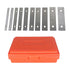 findmall Thin Parallel Bar Set, 10 Pair 1/8" X 6" Accuracy Parallels for Machinist Lathe Tools