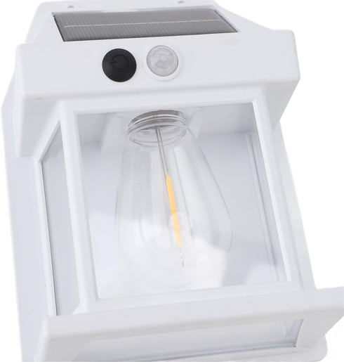 Pomya Solar Wall Lights Outdoor, Solar Wall Sconce Motion with Automatic Switch, Solar Security Wall Lantern for Garden