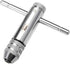 uxcell Adjustable Ratchet Tap Wrench T-Handle, for Metric M5-M12 Thread Taps, 111mm Body