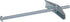 The Hillman Group Round Head Machine Screw Toggle Bolt, 1/4" x 4'