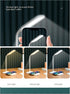 BueRallan 2PCS 3 LED Desk Lamps, Table Lamp, Night Stand Light for Home, Lighting Modes, Wireless Fast Charging, Desk