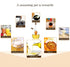 ARGENTFLUX 2 1 400ML Oil And Vinegar Dispenser, Oil and Vinegar Dispenser Glass, In Glass Oil And Vinegar Dispenser