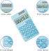 Basic Standard Calculators, Small Digital Desktop Calculator with 8-Digit LCD Display, Battery Solar Power, Pocket Size