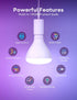 Bulbs 1Pack, Bulb BR30 2200K-7000K Dimmable, 800 9.5W (60W E26 VOCOlinc Smart Light RGBW Color Changing Light Works
