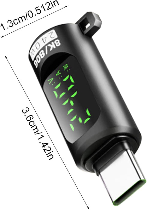 Generic 240W Digital Testing Adapter Type C Multimeter, Bi-Directional Data Connector | Extension Monitor, PD Tool