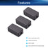Auniwaig 10Pcs Plastic Electronic Project Junction Box Enclosure, Dustproof Waterproof Project Boxes for Indoor Outdoor