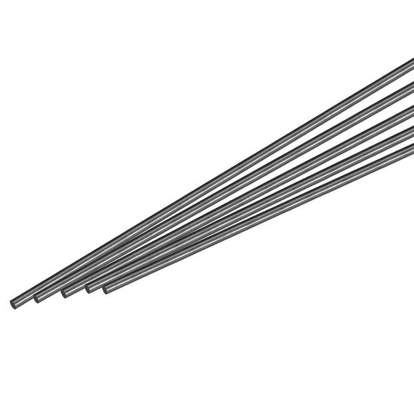 MECCANIXITY Carbon Fiber Rod, 4.5mm x 100mm for RC Plane DIY Tool, Pack of 5