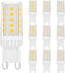 Energetic G9 Bulb Non-Dimmable 10 Pack, G9 40W T4 Halogen Equivalent, 400LM Cool White 4000K LED Bulbs