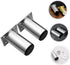2pcs 6cm DOITOOL Adjustable Metal Cabinet Legs Replacement Furniture Feet for Tv Stand and Bathroom Cabinet, Silver