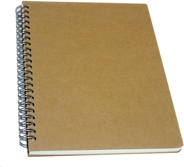 YUREE Spiral Notebook/Spiral Journal, Hardcover Lined Notebook, 140 Pages (70 Sheets), A5, 8.4" x 5.9"