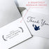 6 4.25 Pack 25 CARDAMONOLY Thank You Cards with Envelopes Funeral - Sympathy Cards with Envelopes with Blue Dove