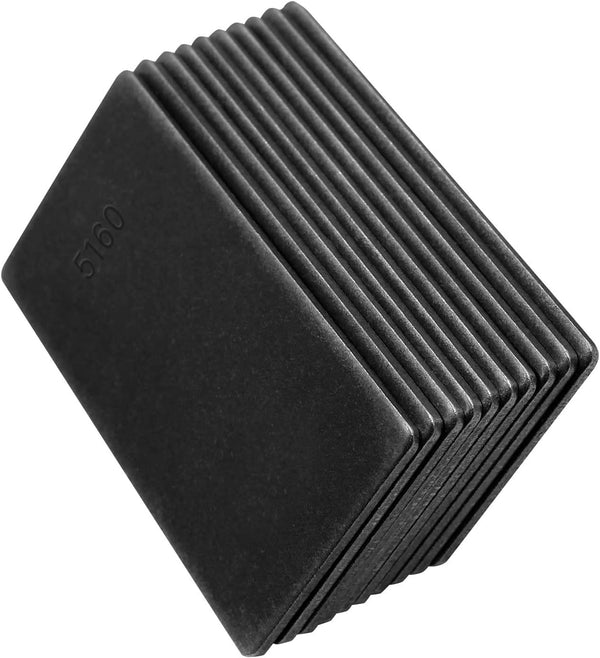 10 Pack 5160 Steel Flat Stock, 4"x2"x1/8" Knife Blanks for Knife Making and Forging Steel