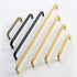 SMOKT 1Pcs C-4145-20mm) Minimalism Knurled Textured Bronze Long Furniture Handles Wardrobe Kitchen Cupboard Cloakroom