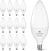hansang E12 LED Bulb Candelabra Base, Type B LED Bulb 50 Watt