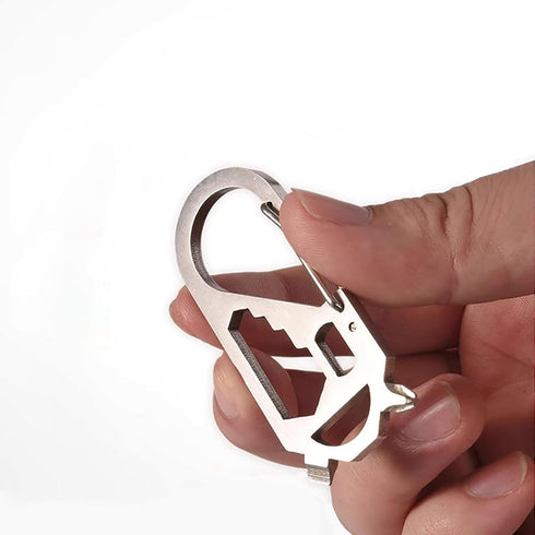 TIFUYDT Stainless Steel Tools Stainless Steel Keychain, Screwdriver, Wrench, Convenient And Practical Gadgets