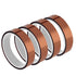 MS WGO High Temperature Heat Tape - 10mm X 33m, 4 Roll Heat Resistant Tape for Sublimation, No Residue, Yellow