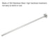 MECCANIXITY 304 Stainless Steel Stirring Rod - 11.81" Length Dispersion Machine Sticks with 1.18" ID Disc for