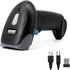 Treamvp 2D Wireless Barcode Scanner, Bluetooth QR Code Reader with 2000mAh Battery, Handheld