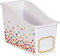 Teacher Created Resources Confetti Plastic Book Bin, Model 20335