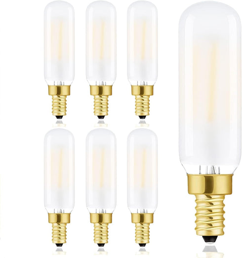 Frosted T6 Led Bulbs 4W E12 Light Bulbs 3000k Soft White Dimmable